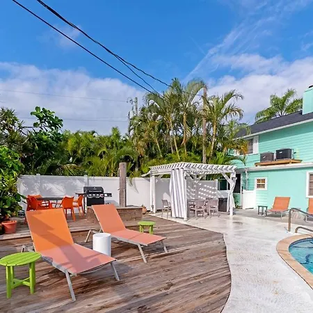 Walk To The Beach - Island Villa Siesta Key Exterior photo